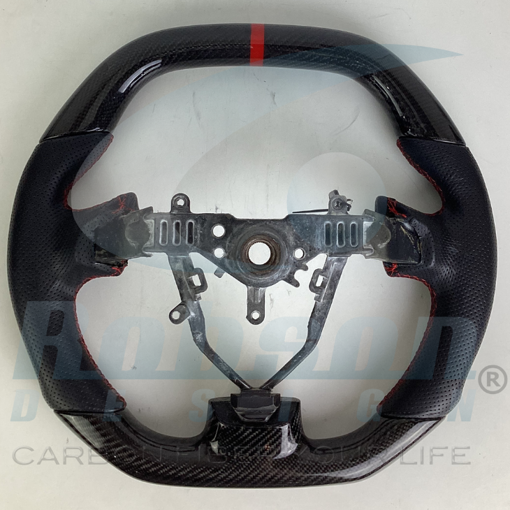 SUBARU IMPREZA WRX STi FORESTER LEGACY 2008-2011 CARBON FIBER STEERING WHEEL (core exchange required) - Image 4