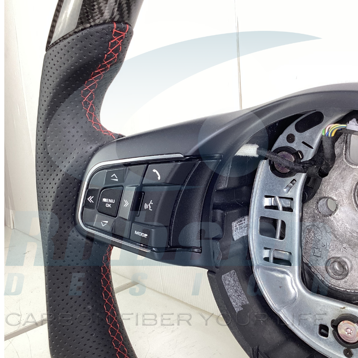 Jaguar F-Pace E-Pace XE carbon Fiber Steering Wheel 2018-2021 (core exchange required) - Image 4