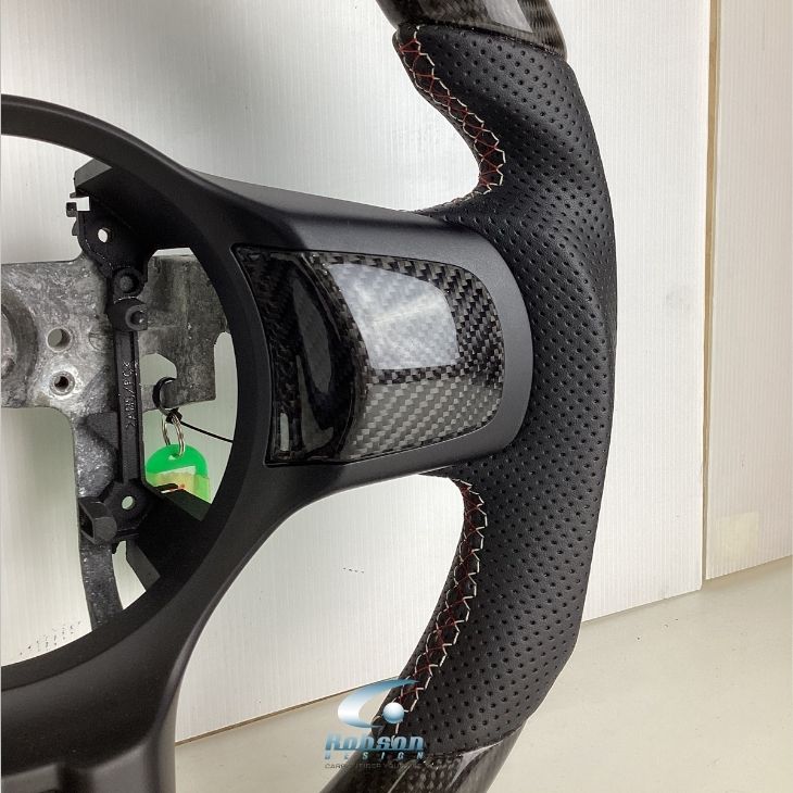 Mitsubishi Evo X 2008-2015 carbon Fiber Steering Wheel (core exchange required) - Image 4
