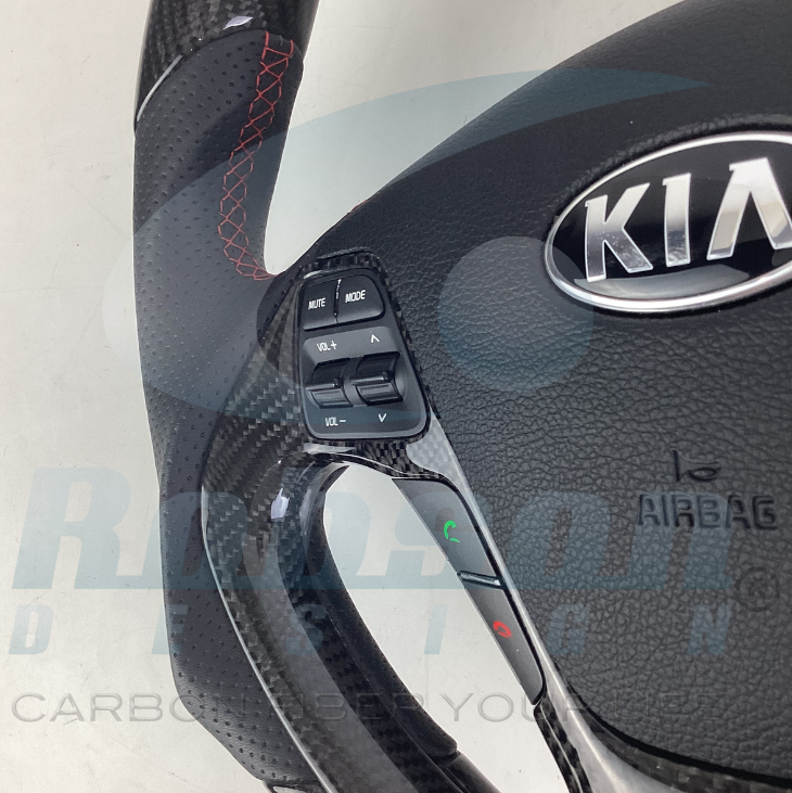 Kia Cerato K3 2014-2017 carbon Fiber Steering Wheel (core exchange required) - Image 5