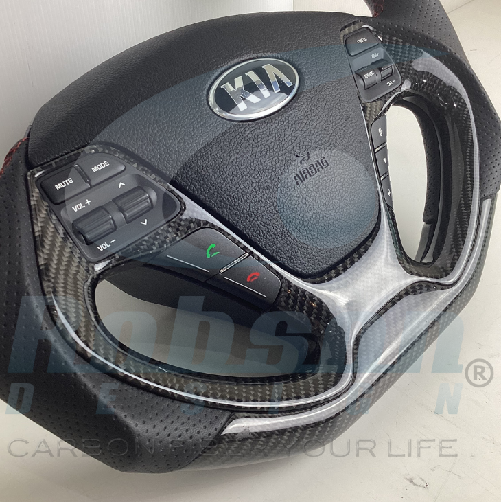 Kia Cerato K3 2014-2017 carbon Fiber Steering Wheel (core exchange required) - Image 4