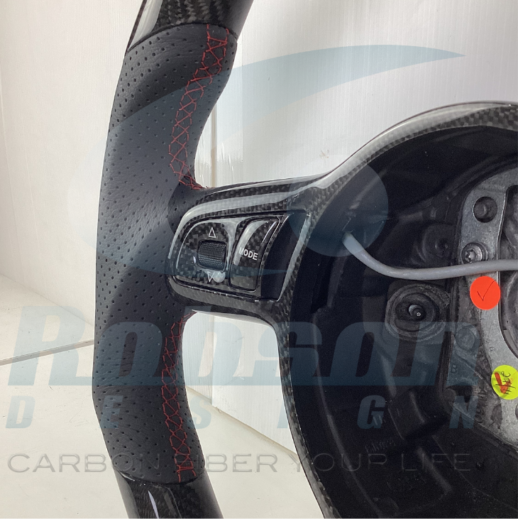 Audi R8 Carbon Fiber Steering Wheel 2008-2015 *Red Ring* (core exchange required) - Image 5
