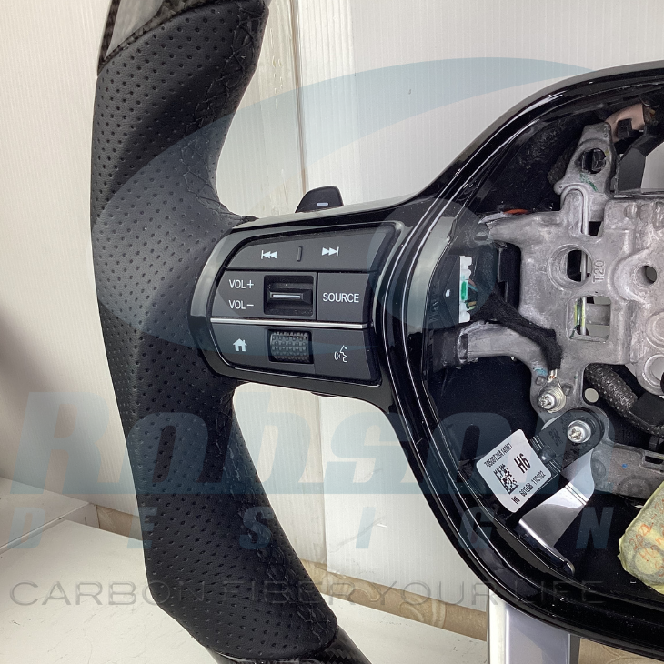 Honda Civic FE Type-R FL5 2022-2025 carbon Fiber Steering Wheel (core exchange required) - Image 3