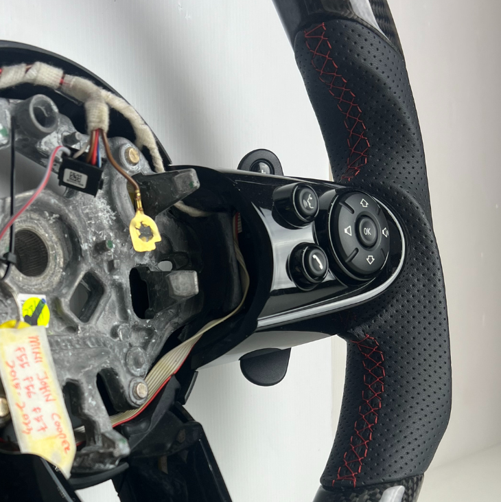 Mini Cooper F54 F55 F56 F57 2014-2020 carbon Fiber Steering Wheel (core exchange required) - Image 2