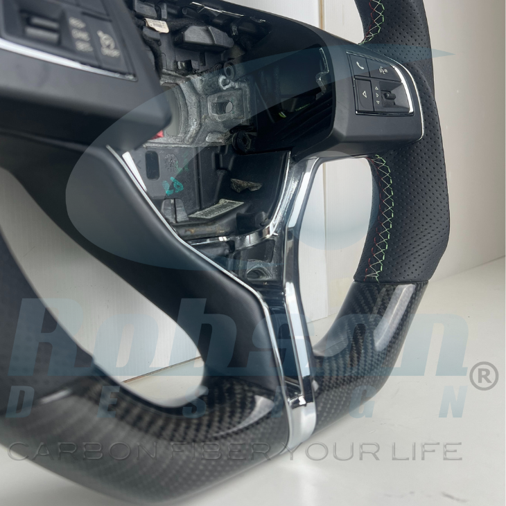 Maserati Ghibli Levante 2014-2017 carbon Fiber Steering Wheel (core exchange required) - Image 2