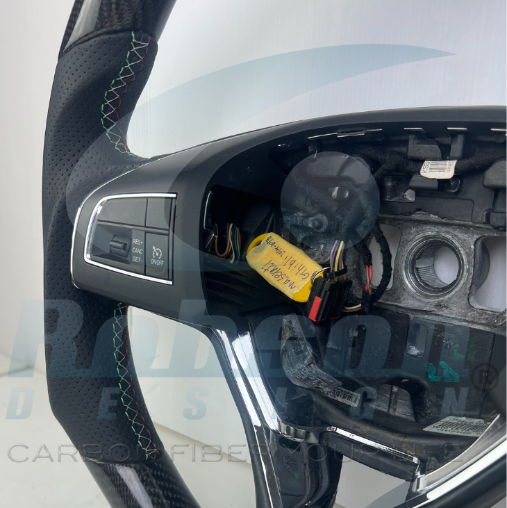 Maserati Ghibli Levante 2014-2017 carbon Fiber Steering Wheel (core exchange required) - Image 6