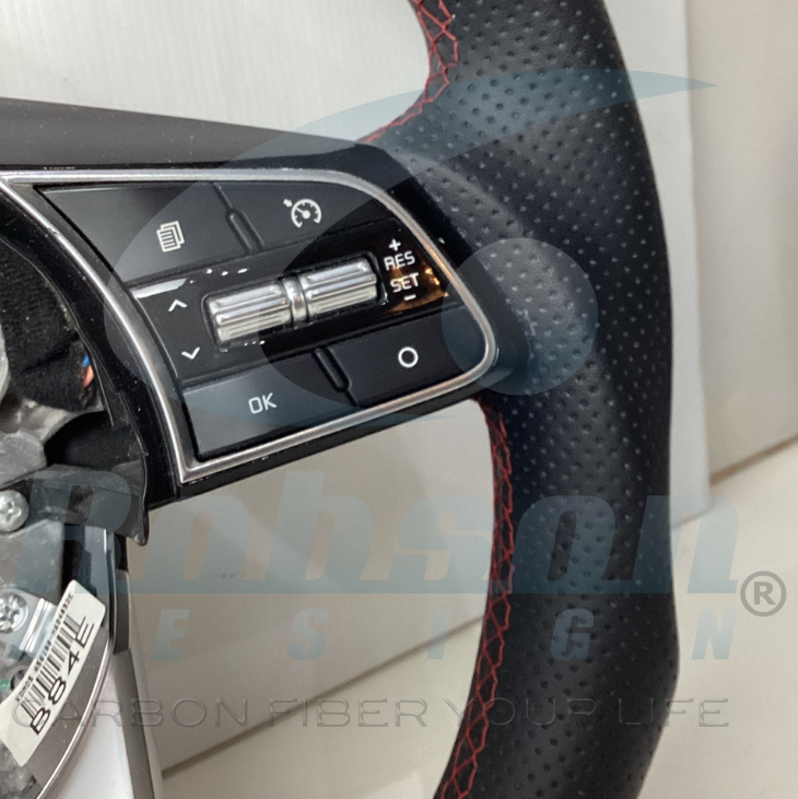 Kia Forte Cerato GT 2019-2024 carbon Fiber Steering Wheel (core exchange required) - Image 3