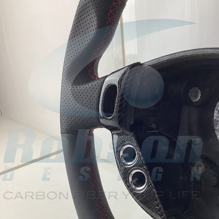 Maserati GranTurismo GranCabrio MC Stradale Quattroporte 2013-2019 carbon Fiber Steering Wheel (core exchange required) - Image 5