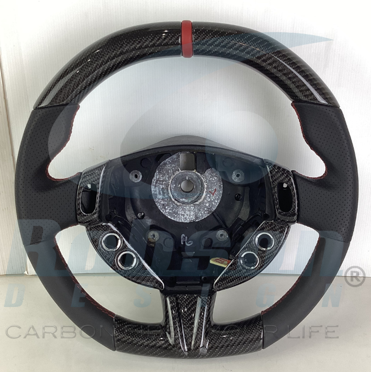 Maserati GranTurismo GranCabrio MC Stradale Quattroporte 2013-2019 carbon Fiber Steering Wheel (core exchange required)