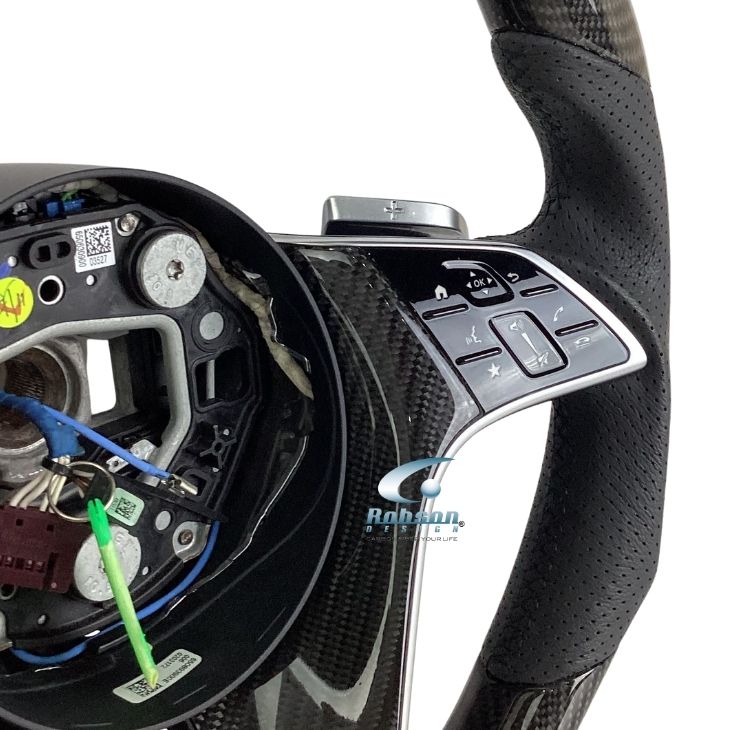 Mercedes Benz W223 S Class EQS S580 2021+ Genuine carbon Fiber Steering Wheel (core exchange required) - Image 3