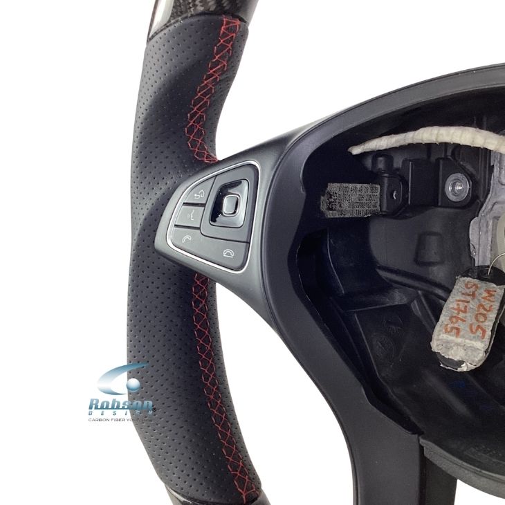 Mercedes Benz A/B/C/E Class GLB E200 E250 W204 W205 W207 W212 W213 2015-2019 carbon Fiber Steering Wheel (core exchange required) - Image 4