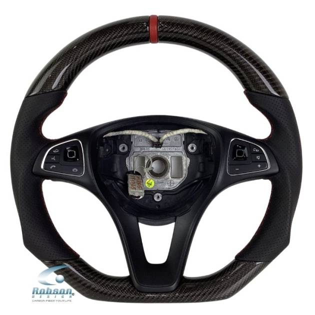 Mercedes Benz A/B/C/E Class GLB E200 E250 W204 W205 W207 W212 W213 2015-2019 carbon Fiber Steering Wheel (core exchange required)