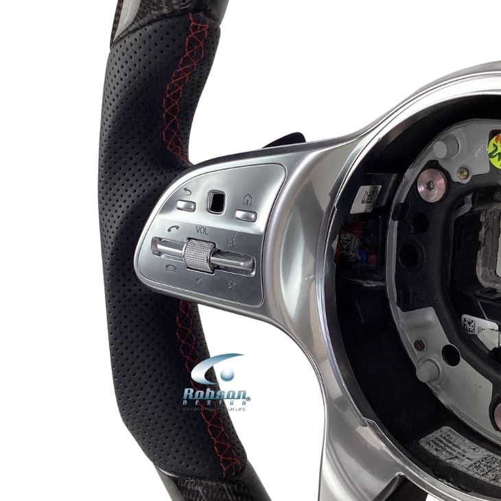 Mercedes Benz W118 W167 W177 W205 W253 W293 2020-2025 carbon Fiber Steering Wheel (core exchange required) - Image 4