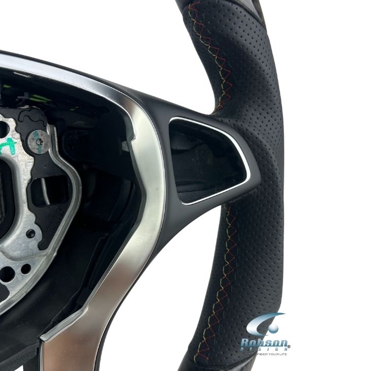 Mercedes Benz A/B/C/E Class GLB E200 E250 W204 W205 W207 W212 W213 2015-2019 Premium Carbon Fiber Steering Wheel (core exchange required) - Image 4