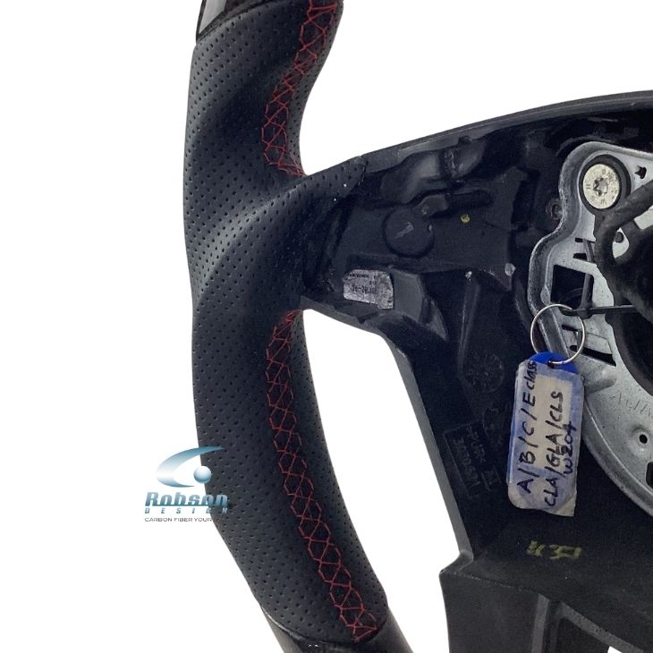 Mercedes Benz W204 C250 W117 CLA45 AMG C250 SLK250 carbon Fiber Steering Wheel (core exchange required) - Image 4