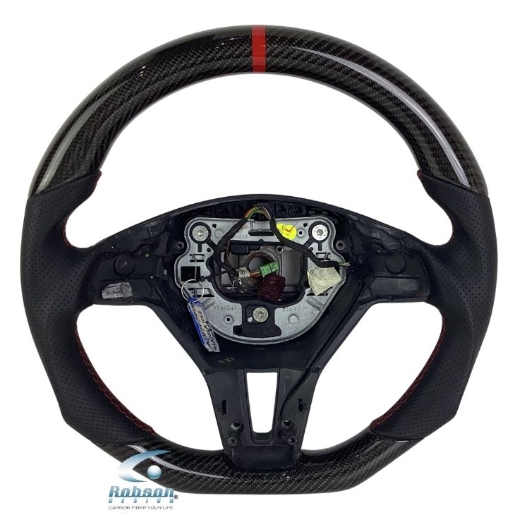 Mercedes Benz W204 C250 W117 CLA45 AMG C250 SLK250 carbon Fiber Steering Wheel (core exchange required)