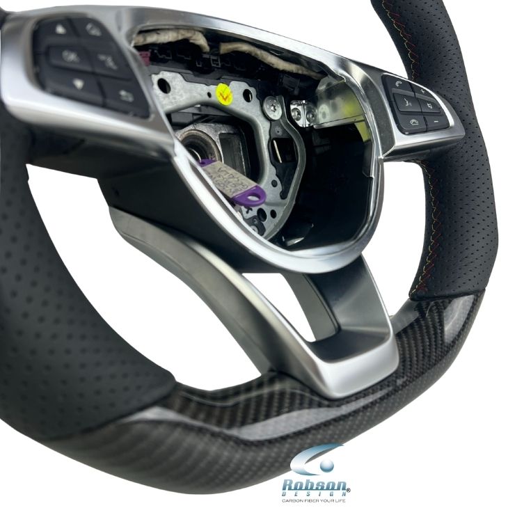 Mercedes Benz C Class GLC C205/W205, C200 08/14-07/18 carbon Fiber Steering Wheel (core exchange required) - Image 2
