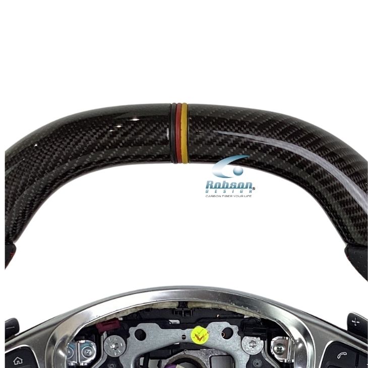 Mercedes Benz C Class GLC C205/W205, C200 08/14-07/18 carbon Fiber Steering Wheel (core exchange required) - Image 3