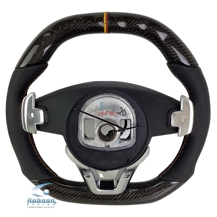Mercedes Benz C Class GLC C205/W205, C200 08/14-07/18 carbon Fiber Steering Wheel (core exchange required) - Image 4