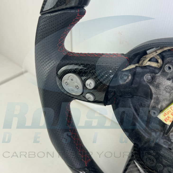 Mini Cooper R55 R56 R57 R58 R59 2011-2015 carbon Fiber Steering Wheel (core exchange required) - Image 4
