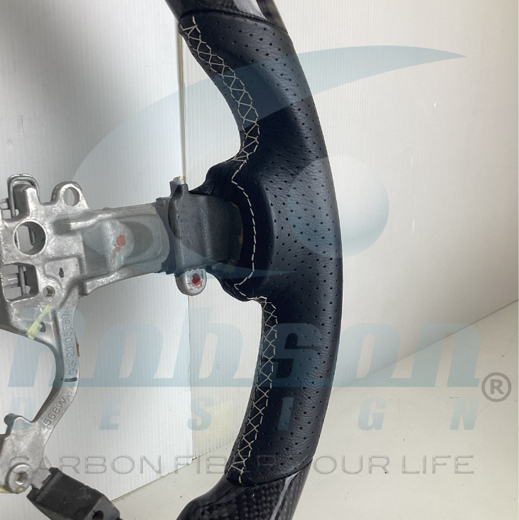 Toyota Alphard Vellfire 2016-2022 carbon Fiber Steering Wheel (core exchange required) - Image 4