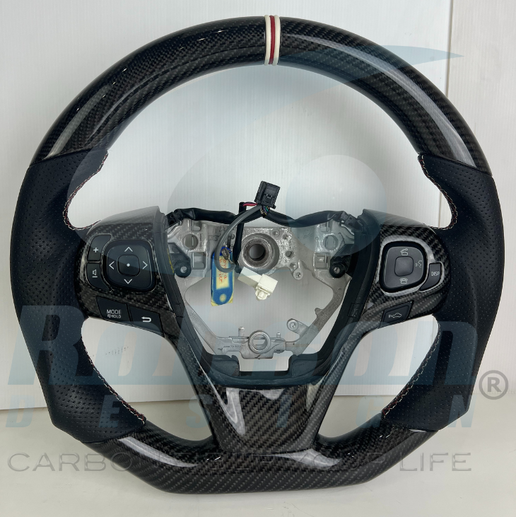 Toyota Harrier Venza Noah Voxy C-HR 2014-2018 carbon Fiber Steering Wheel (core exchange required)