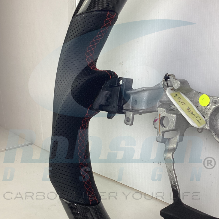 Toyota Venza Harrier Noah Voxy C-HR 2014-2018 carbon Fiber Steering Wheel (core exchange required) - Image 2