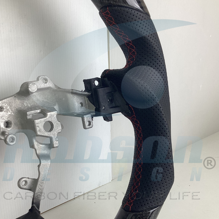 Toyota Venza Harrier Noah Voxy C-HR 2014-2018 carbon Fiber Steering Wheel (core exchange required) - Image 4