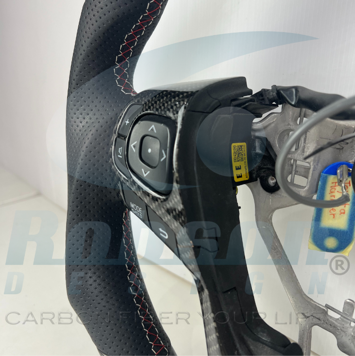 Toyota Harrier Venza Noah Voxy C-HR 2014-2018 carbon Fiber Steering Wheel (core exchange required) - Image 2