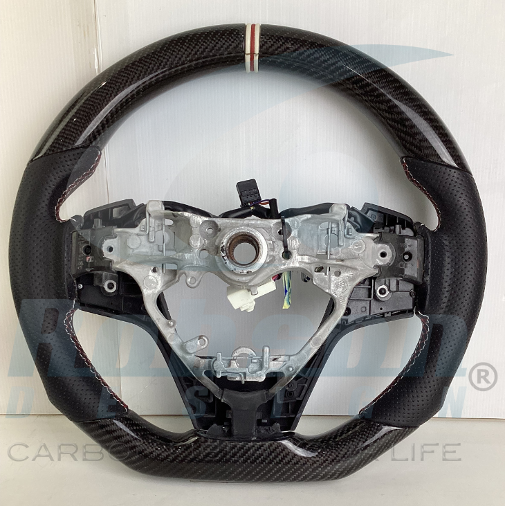Toyota Harrier Venza Noah Voxy C-HR 2014-2018 carbon Fiber Steering Wheel (core exchange required) - Image 5
