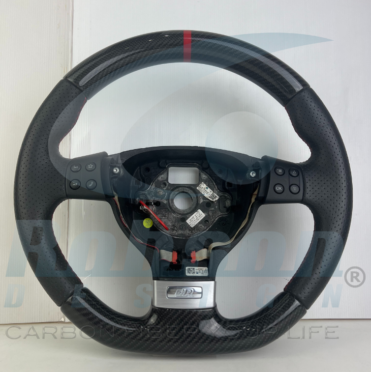 Volkswagen Golf 5 MK5 GTi Jetta Passat Tiguan carbon Fiber Steering Wheel 2005-2009(core exchange required)