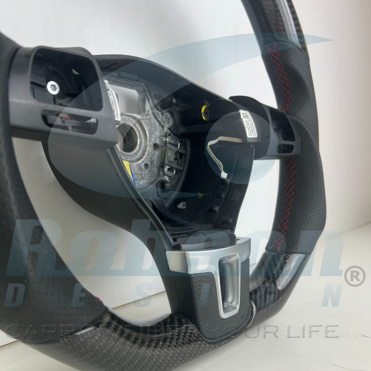 Volkswagen Golf Jetta MK6 Passat 2012-2015 carbon Fiber Steering Wheel (core exchange required) - Image 3