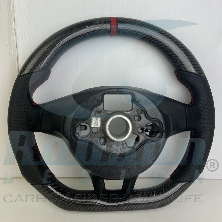 Volkswagen Golf Jetta MK6 2015-2018 carbon Fiber Steering Wheel (core exchange required) - Image 6