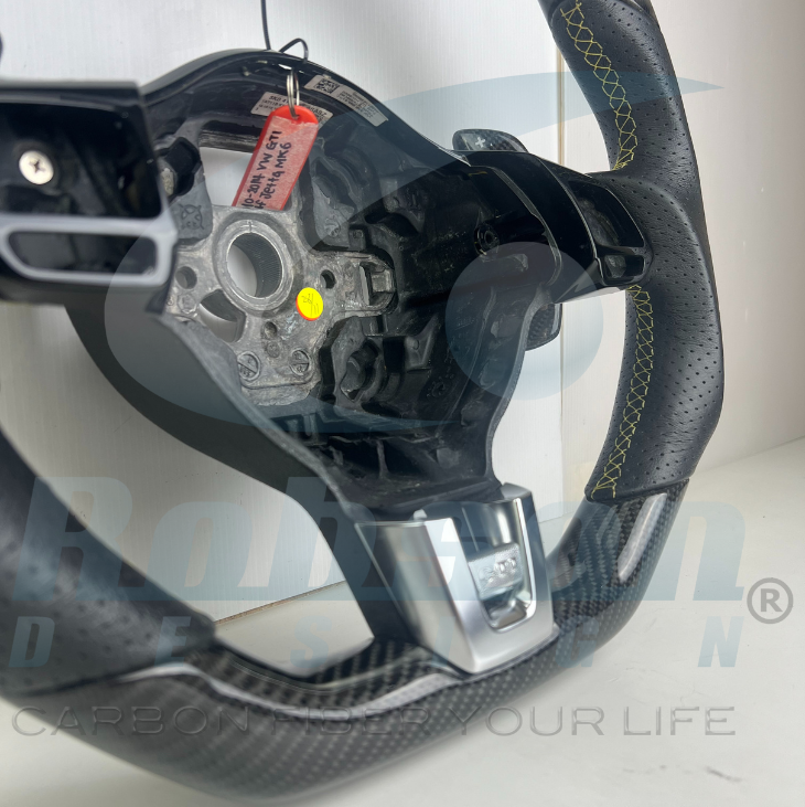 Volkswagen MK6 PASSAT CC JETTA GLI GTI GOLF RLINE 2008-2014 carbon Fiber Steering Wheel (core exchange required) - Image 4