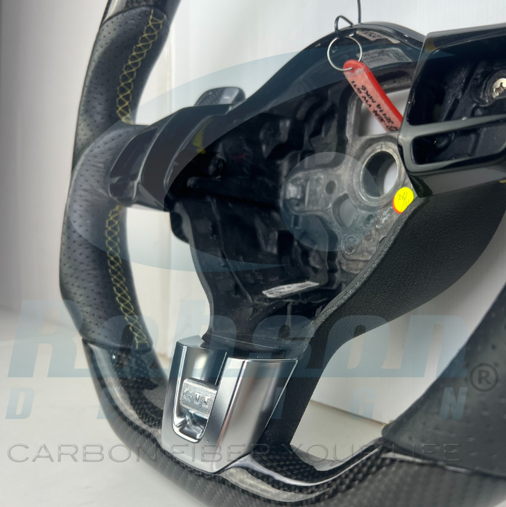 Volkswagen MK6 PASSAT CC JETTA GLI GTI GOLF RLINE 2008-2014 carbon Fiber Steering Wheel (core exchange required) - Image 3