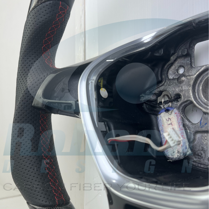 Volkswagen Golf Jetta MK6 2015-2018 carbon Fiber Steering Wheel (core exchange required) - Image 4