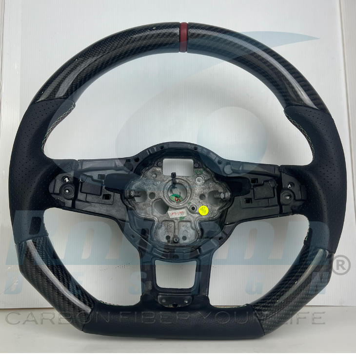 Volkswagen Golf GTI MK7 MK7.5 2015-2020 carbon Fiber Steering Wheel (core exchange required)