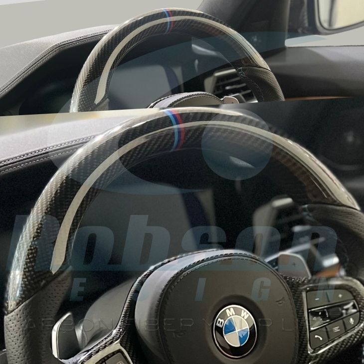 BMW G20 G22 G26 G28 G29 Z4 F40 F44 Premium Carbon Fiber Steering Wheel 2019-2024(core exchange required) - Image 3