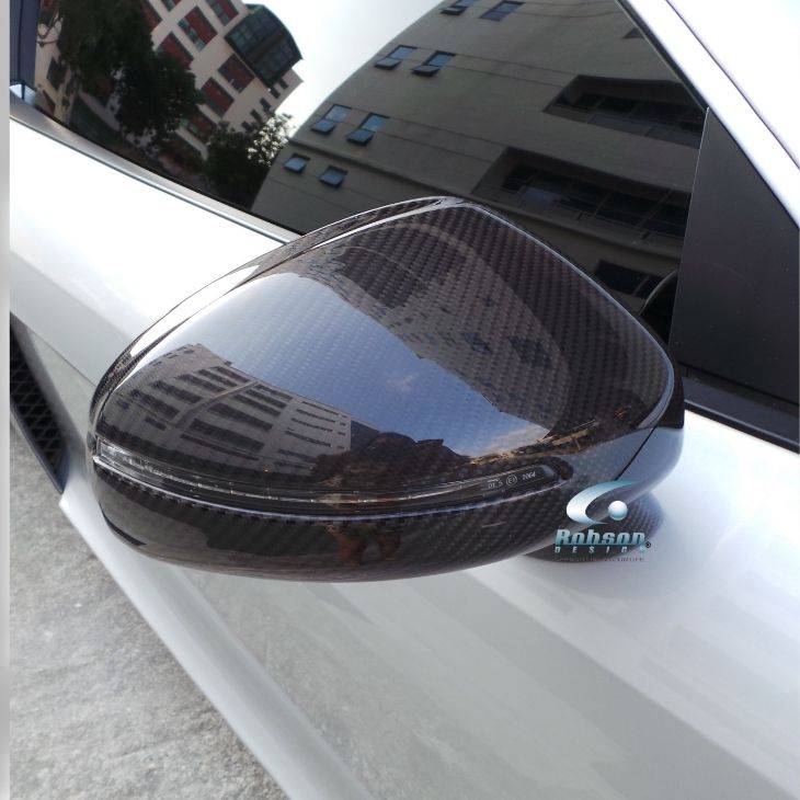 Audi R8 Premium Carbon Fiber Side Mirror Cover *4pcs*2008-2015 (core exchange required) - Image 2