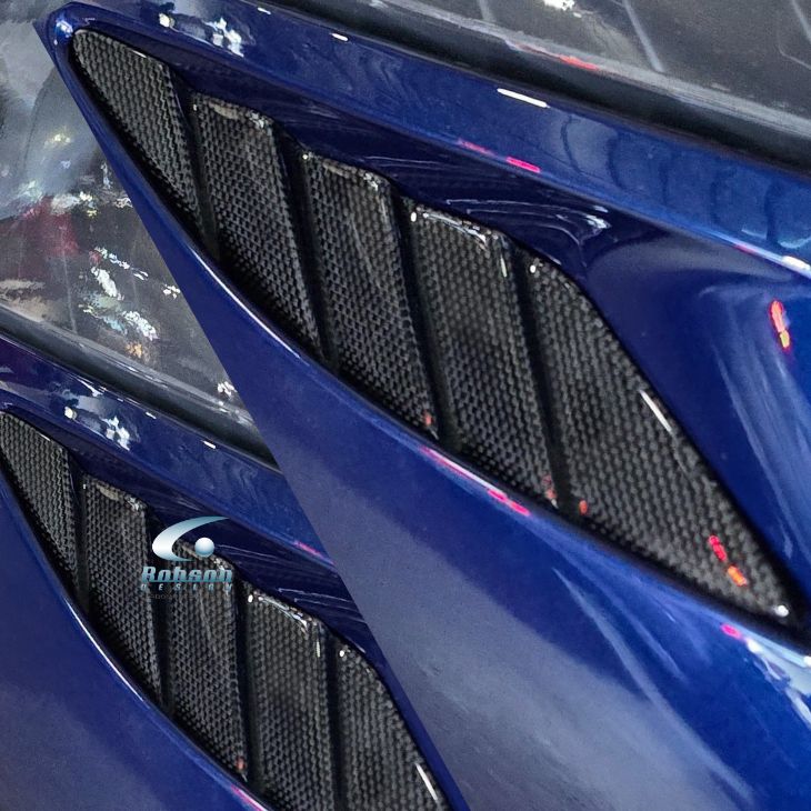 Ferrari 458 2009-2015 Customized Carbon Fiber Louver (2pcs set) - Image 3