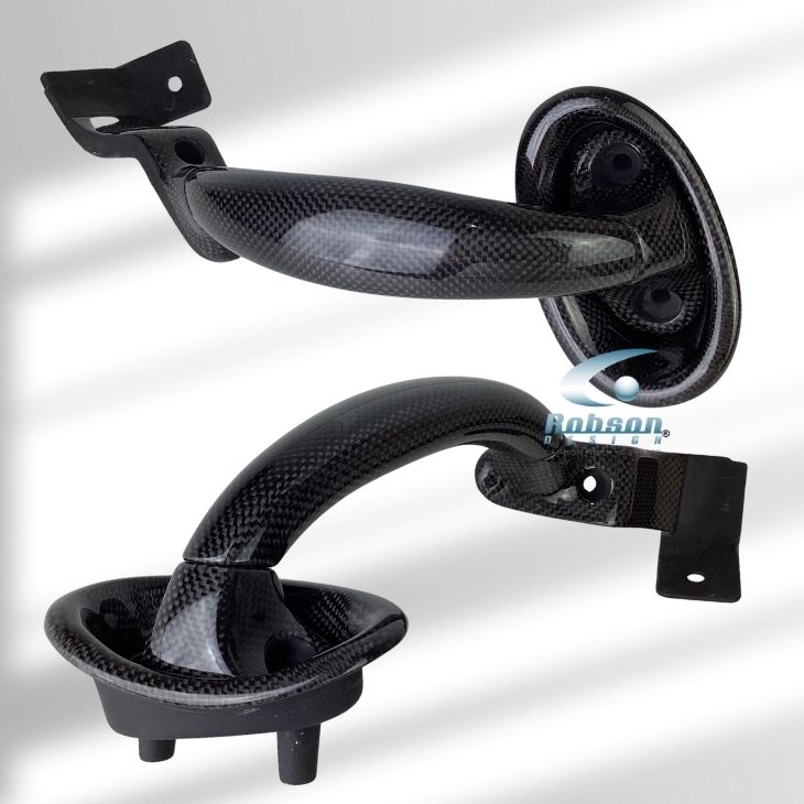 Ferrari 430 Coupe Spider/Scuderia 2004-2009 Premium Plain Carbon Fiber Door Puller RHD/LHD (core exchange required) - Image 2