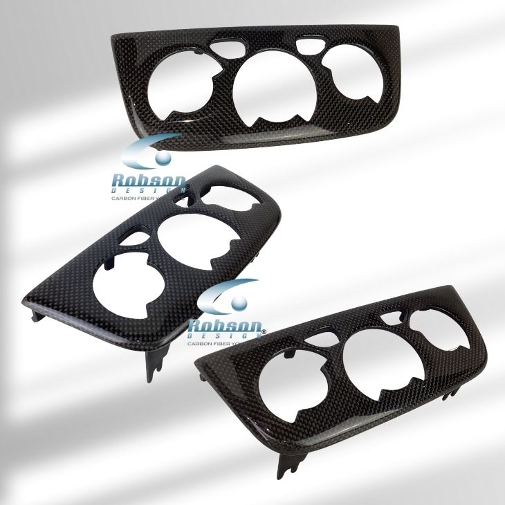 Ferrari 430 Coupe Spider/Scuderia 2004-2009 Premium Plain Carbon Fiber Center AC Control Panel (core exchange required)
