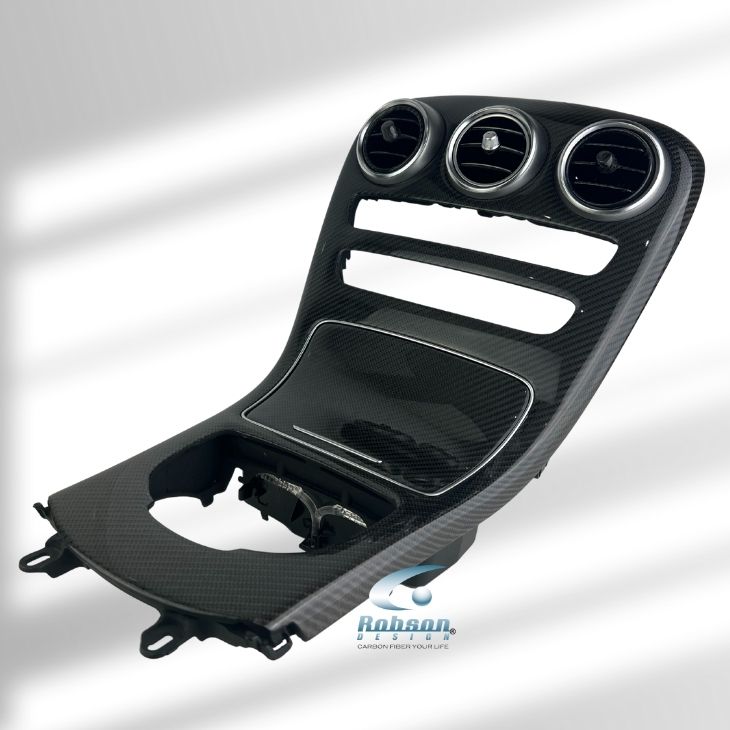 Mercedes Benz C Class W205 GLC Genuine Carbon Fiber Center Console Panel 2015-2019(core exchange required) - Image 2