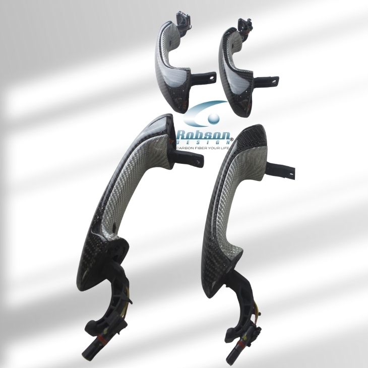 BMW G30 5 Series 2017-2020 Premium Carbon Fiber Exterior Door Puller- 4pcs (core exchange required) - Image 2