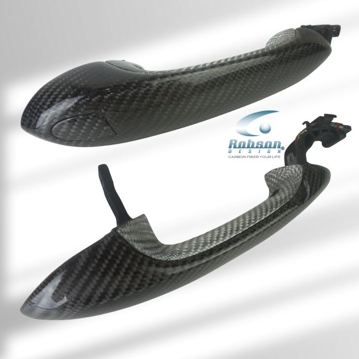 BMW G30 5 Series 2017-2020 Premium Carbon Fiber Exterior Door Puller- 4pcs (core exchange required) - Image 3