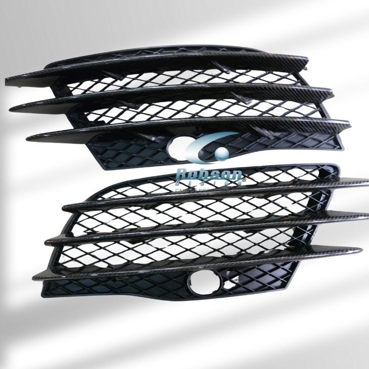 Audi R8 Premium Carbon Fiber Grill Fins *6pcs*2008-2015 (core exchange required)