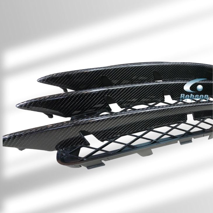 Audi R8 Premium Carbon Fiber Grill Fins *6pcs*2008-2015 (core exchange required) - Image 2