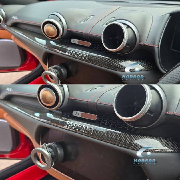 Ferrari Portofino/M Premium Plain Carbon Fiber Dashboard Panel (core exchange required)