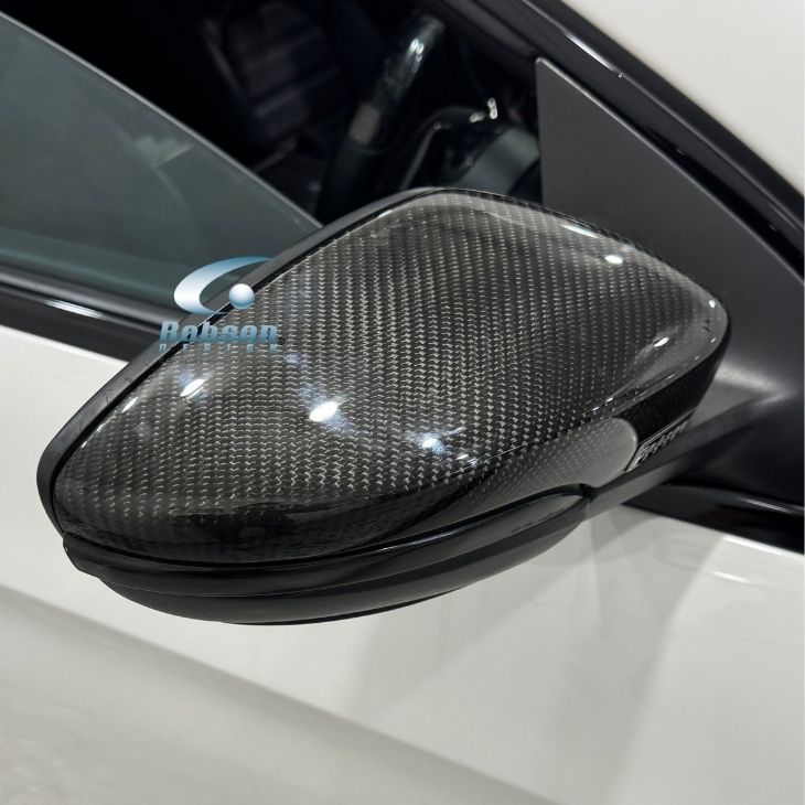 Volkswagen Passat CC Jetta MK6 2010-2018 Premium Carbon Fiber Side Mirror Cover(2pcs) (core exchange required) - Image 5