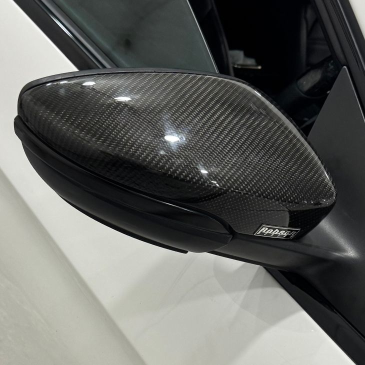 Volkswagen Passat CC Jetta MK6 2010-2018 Premium Carbon Fiber Side Mirror Cover(2pcs) (core exchange required) - Image 2
